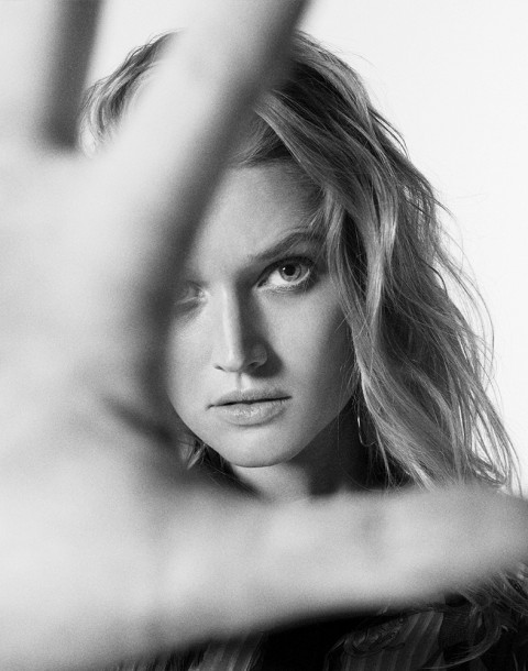 Model Toni Garrn shot by photography duo Herring & Herring, Dimitri Scheblanov, Jesper Carlsen