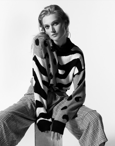 Model Toni Garrn shot by photography duo Herring & Herring, Dimitri Scheblanov, Jesper Carlsen